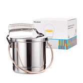 MEEDEN Portable Paint Brush Washer: Airtight Stainless Steel - Extra Large