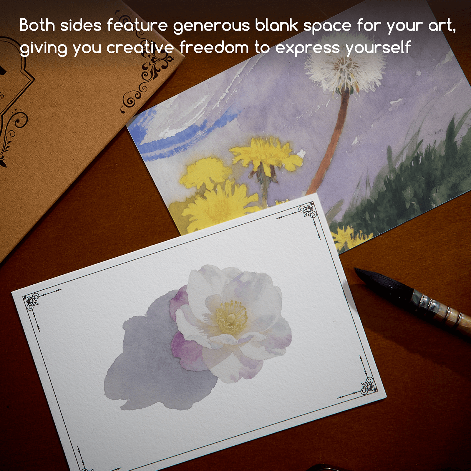 MEEDEN Blank Watercolor Paper Postcards