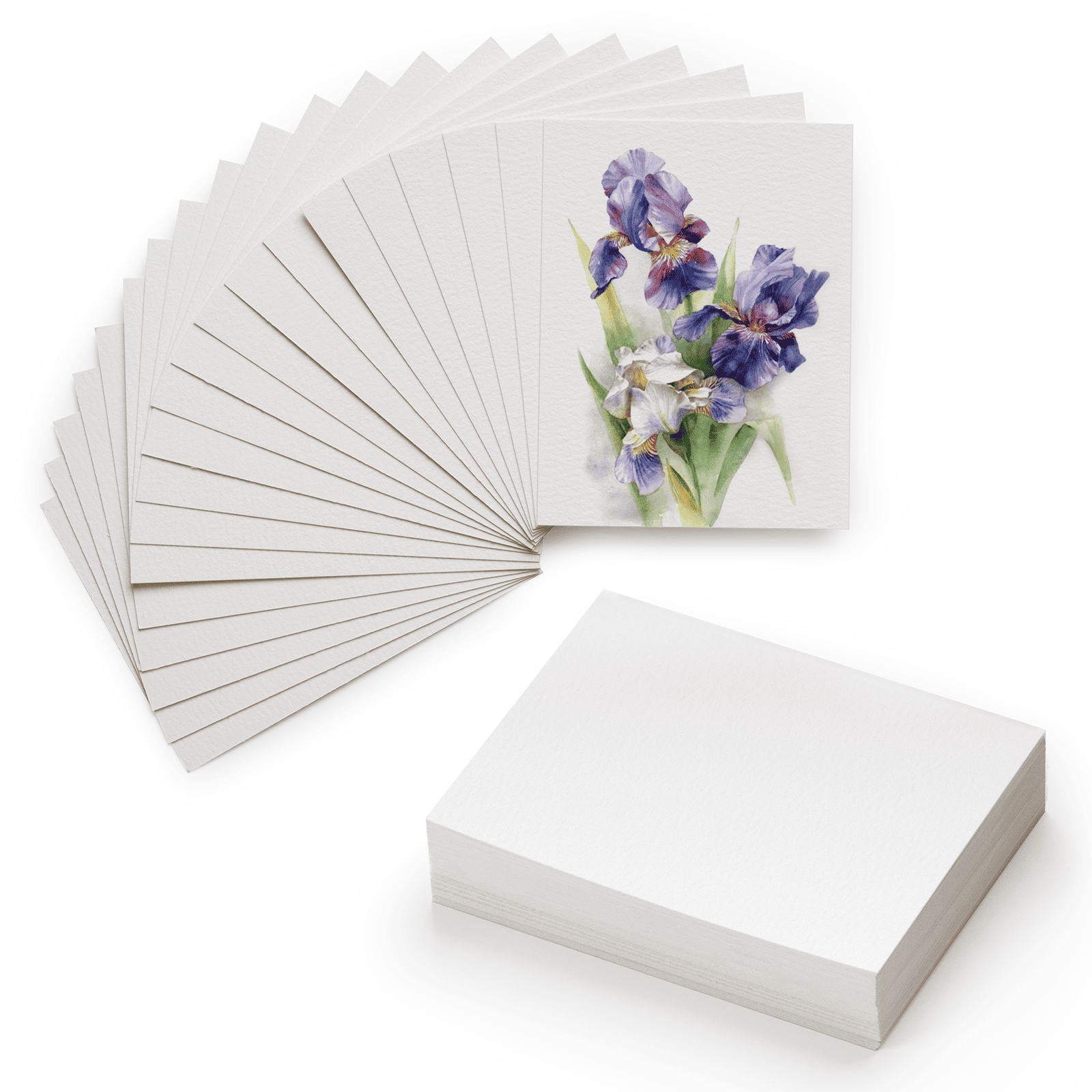 MEEDEN Cold Press Watercolor Paper Pad , 4×3", 5-Pack
