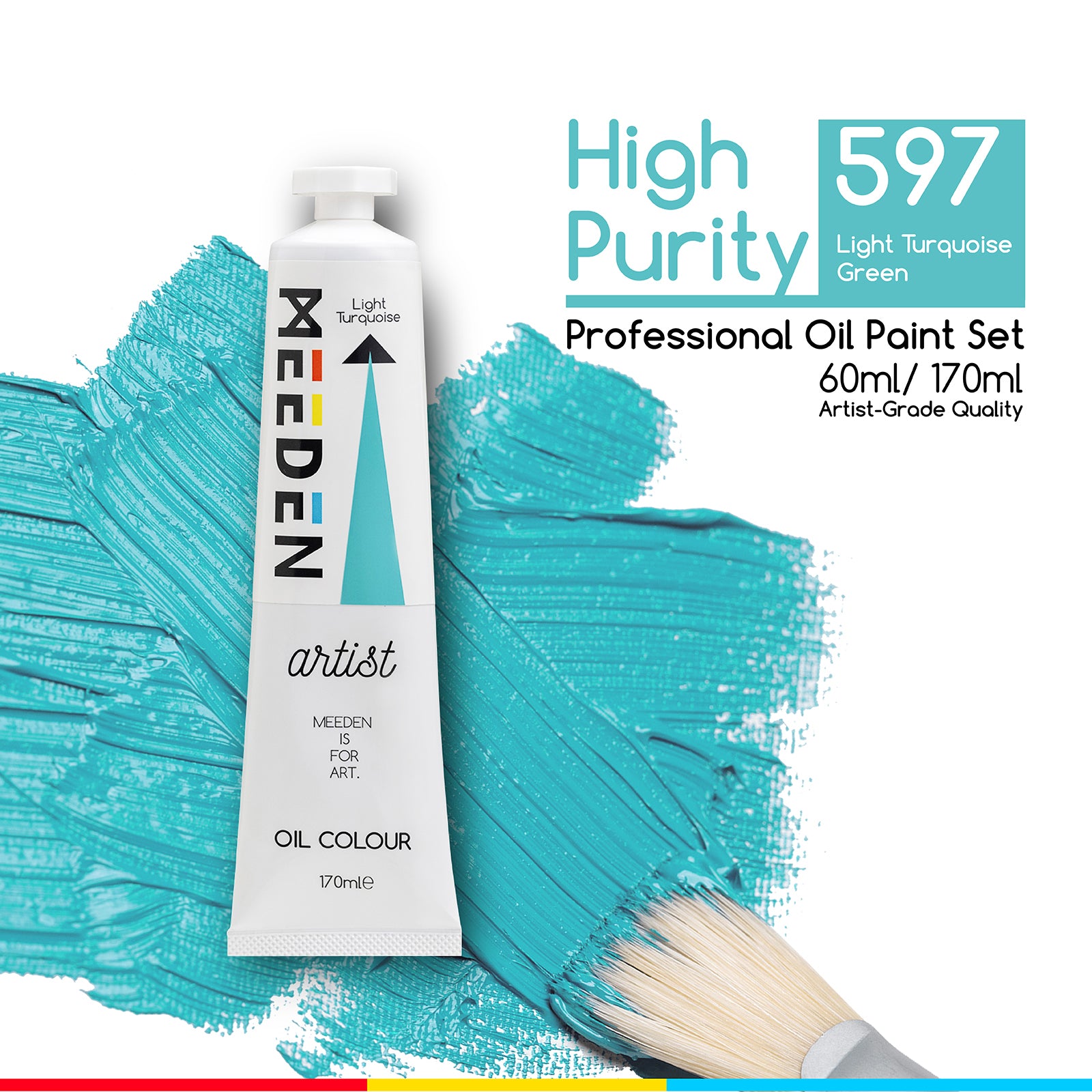 MEEDEN Artist Grade Oil Paint - 170ml/5.7oz Tube