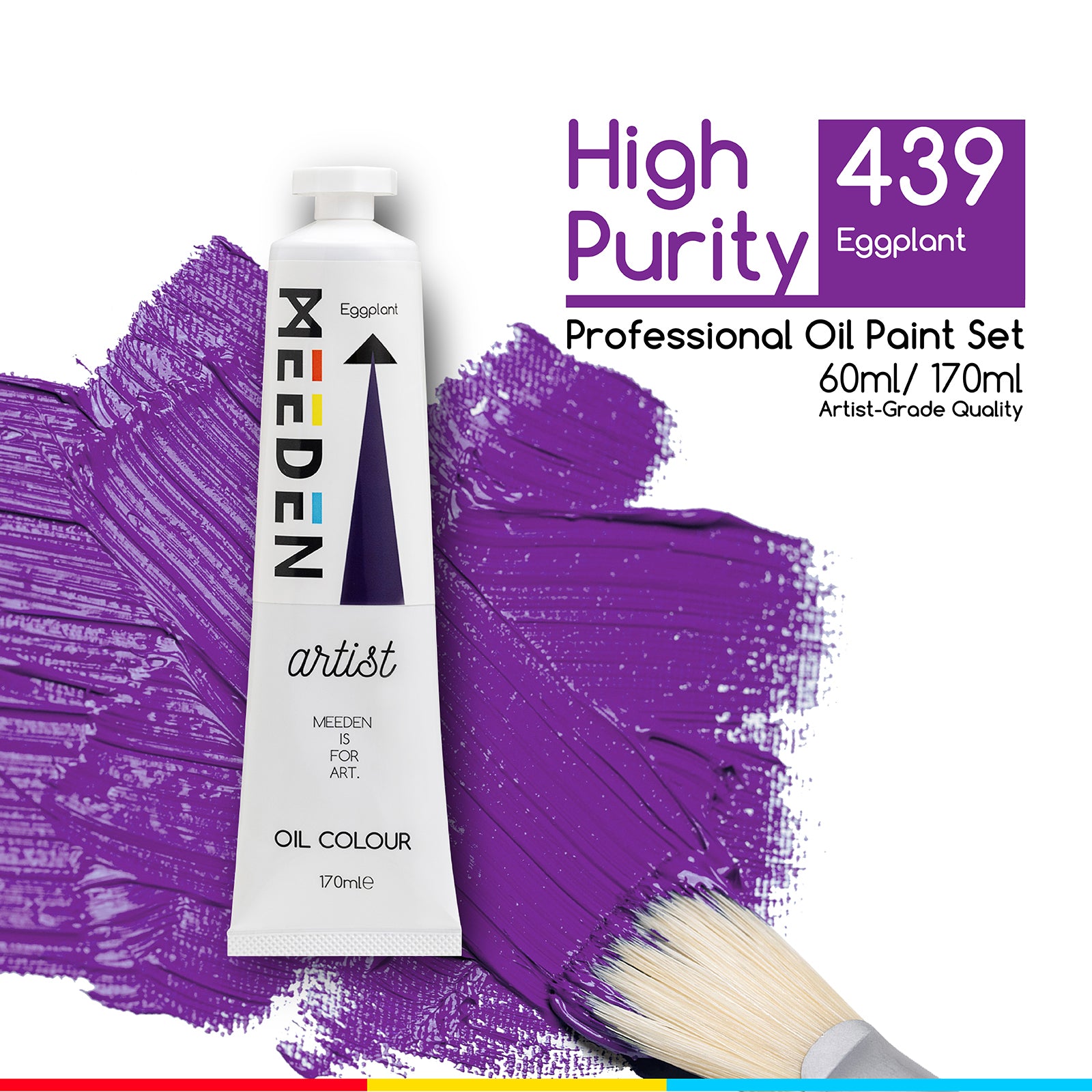 MEEDEN Artist Grade Oil Paint - 170ml/5.7oz Tube
