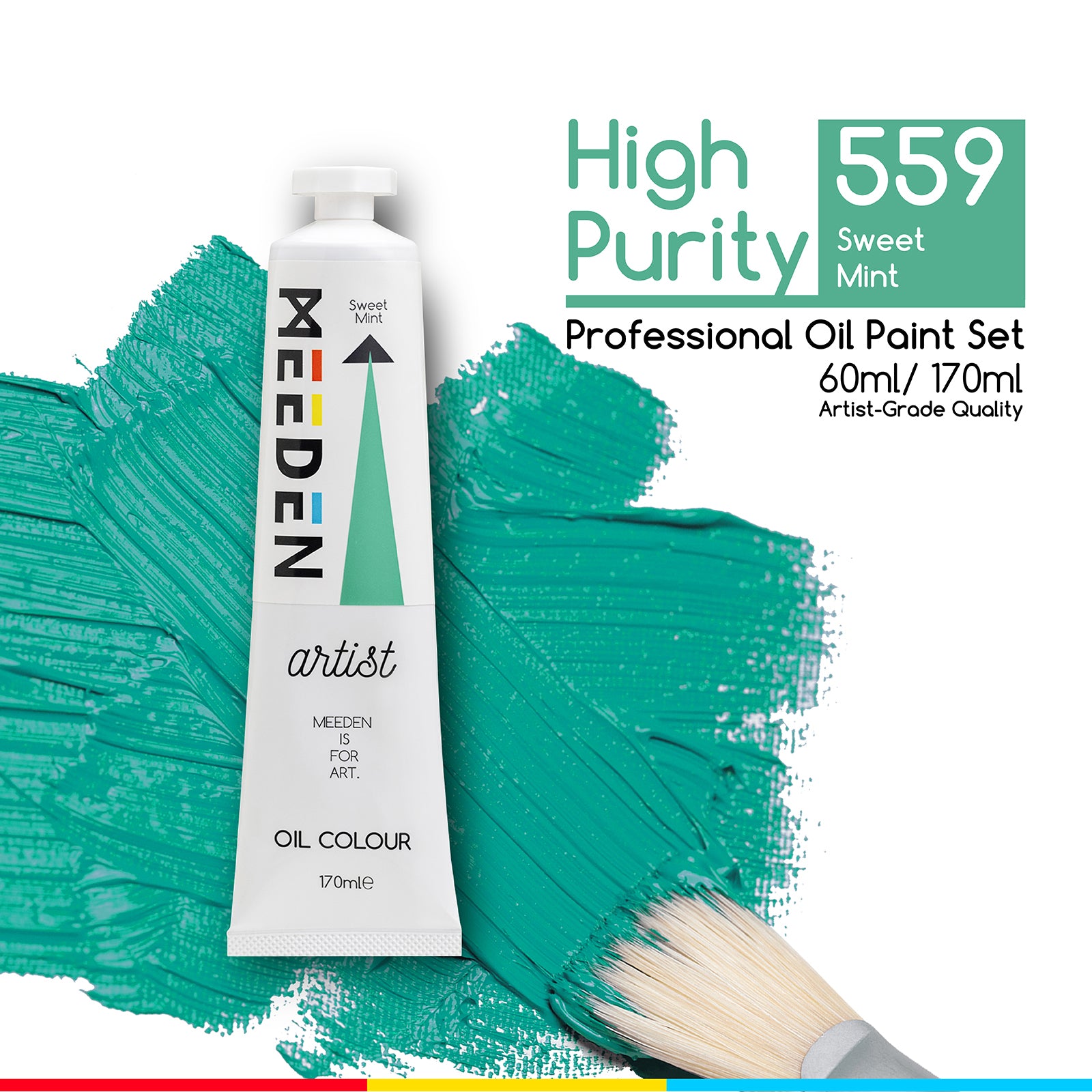 MEEDEN Artist Grade Oil Paint - 170ml/5.7oz Tube