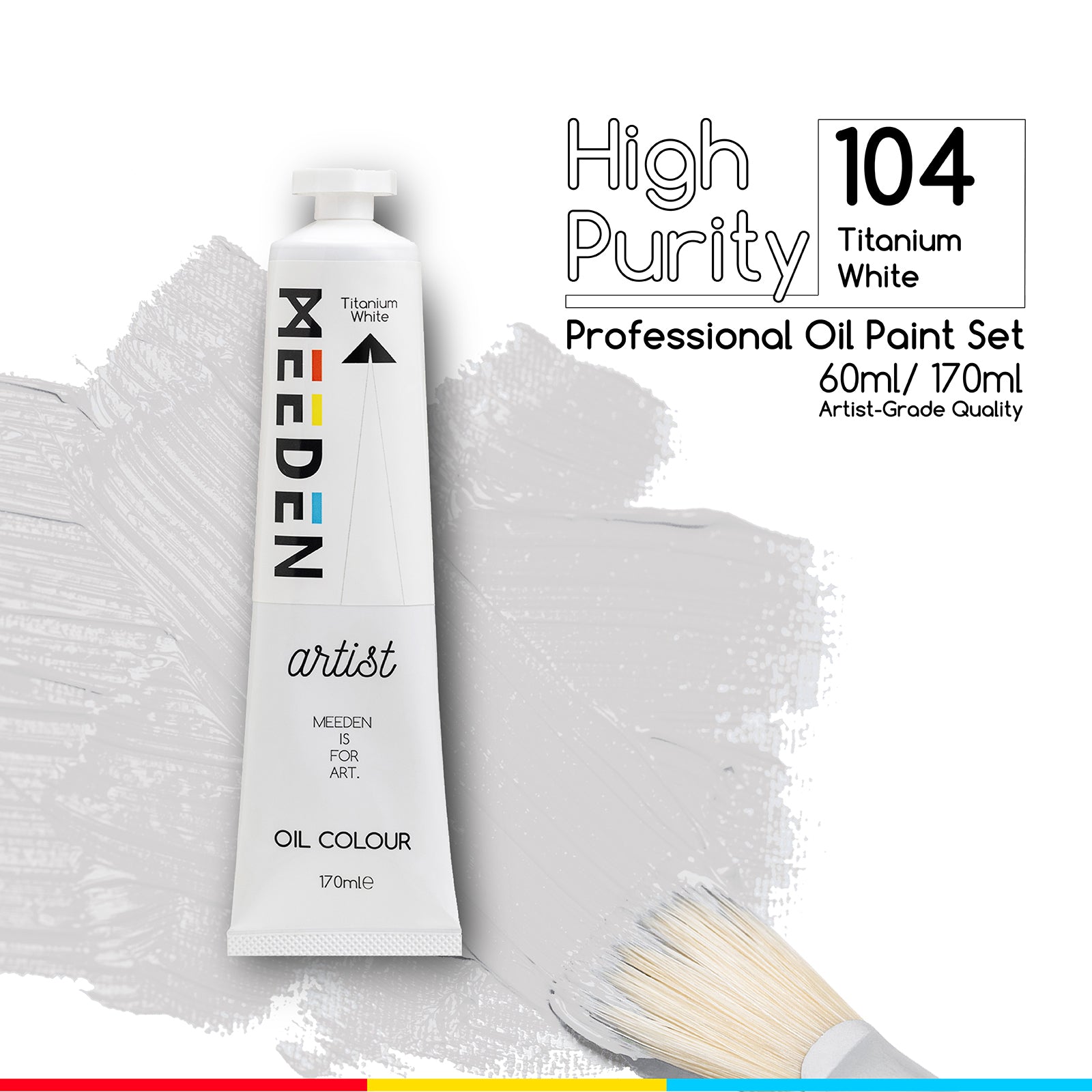 MEEDEN Artist Grade Oil Paint - 170ml/5.7oz Tube