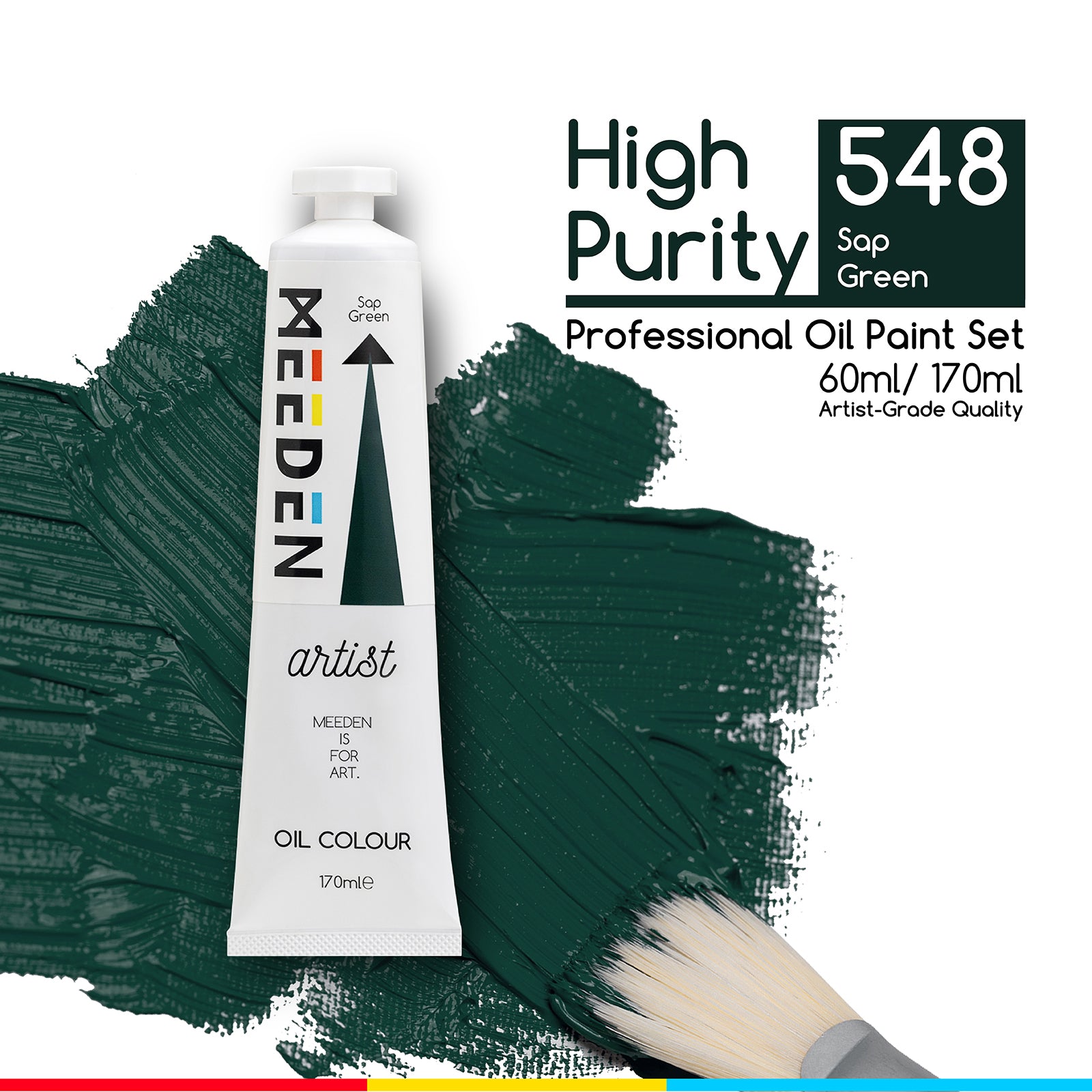 MEEDEN Artist Grade Oil Paint - 170ml/5.7oz Tube