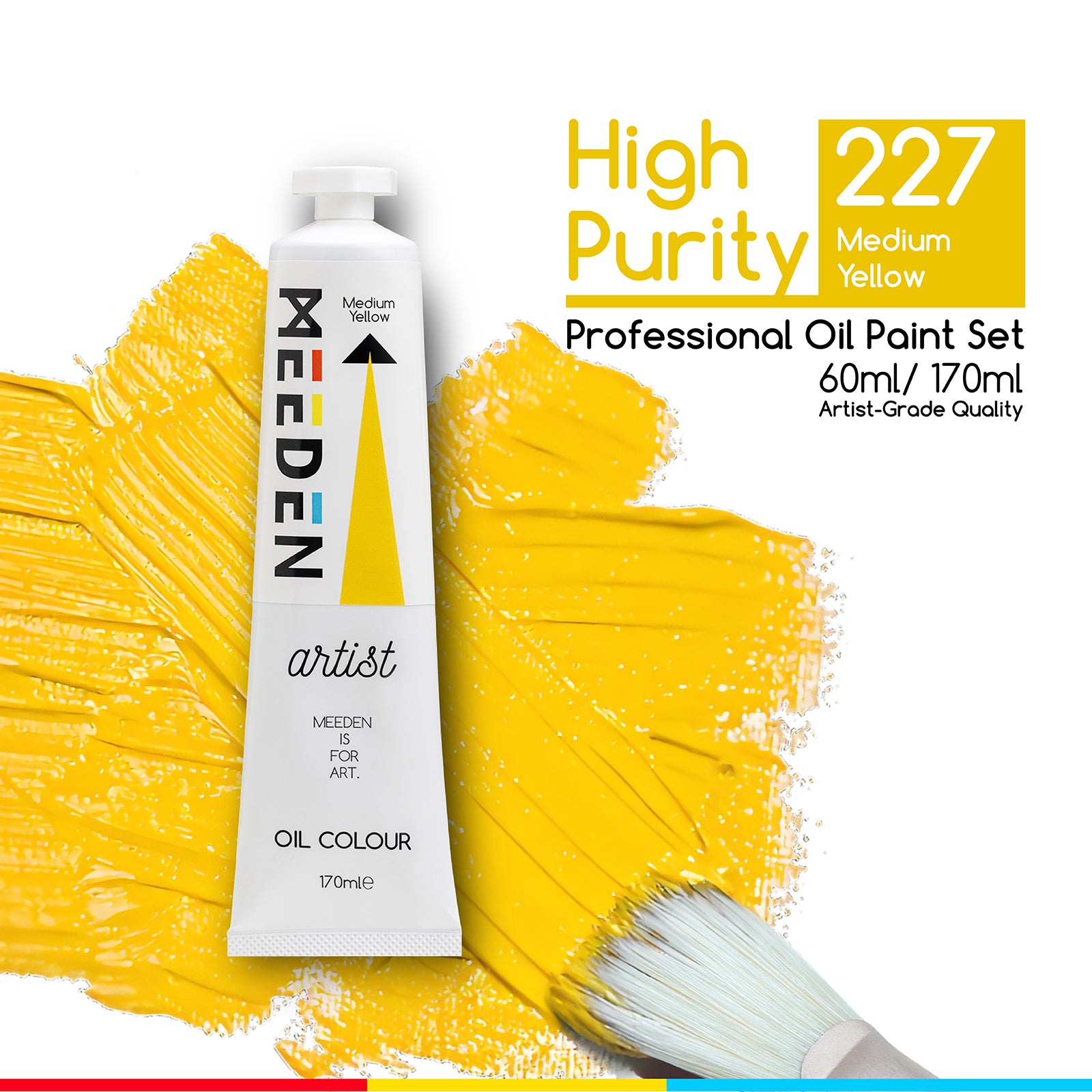 MEEDEN Artist Grade Oil Paint - 170ml/5.7oz Tube