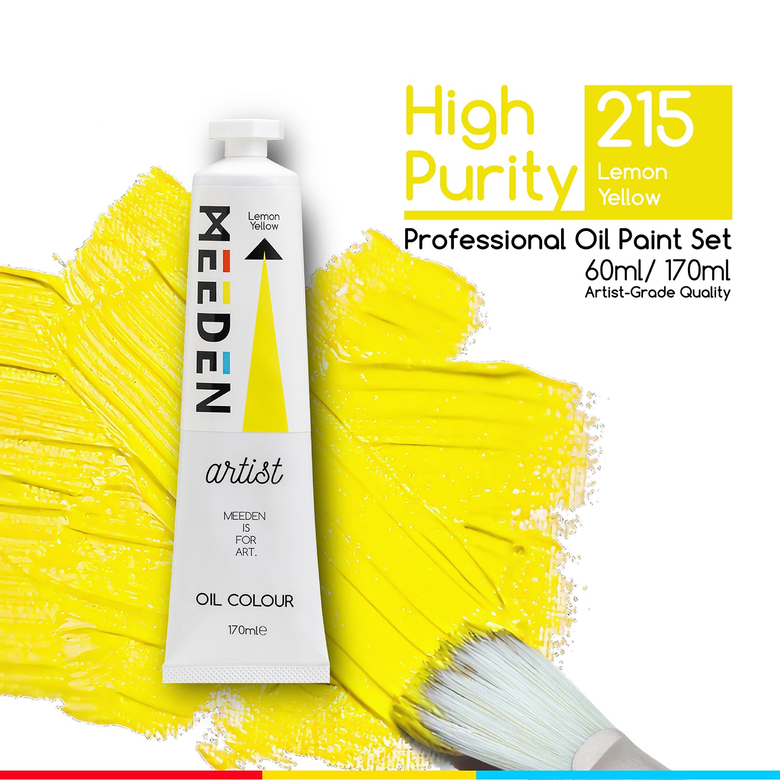 MEEDEN Artist Grade Oil Paint - 170ml/5.7oz Tube