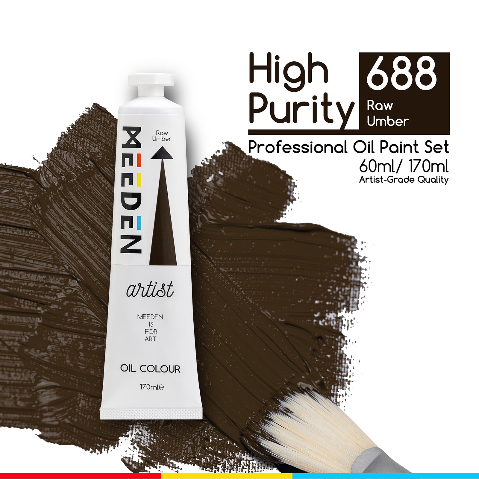 MEEDEN Artist Grade Oil Paint - 170ml/5.7oz Tube