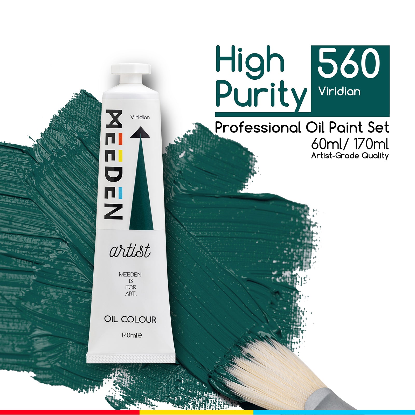 MEEDEN Artist Grade Oil Paint - 170ml/5.7oz Tube