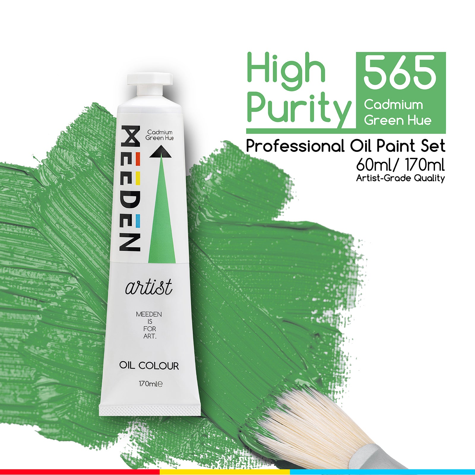 MEEDEN Artist Grade Oil Paint - 170ml/5.7oz Tube