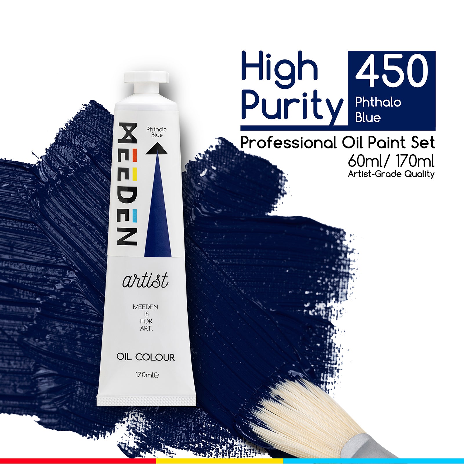 MEEDEN Artist Grade Oil Paint - 170ml/5.7oz Tube