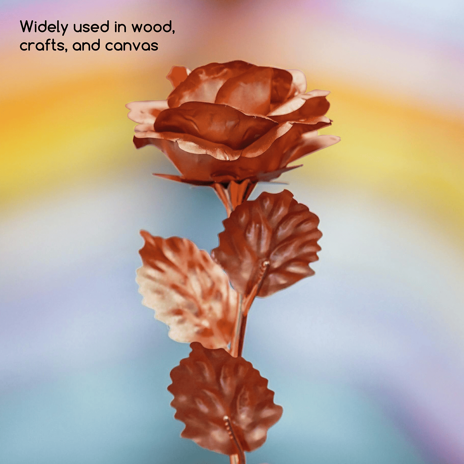 MEEDEN Studio Acrylic Paint, Metallic Copper Acrylic Paint, 1 L / 33.8 oz