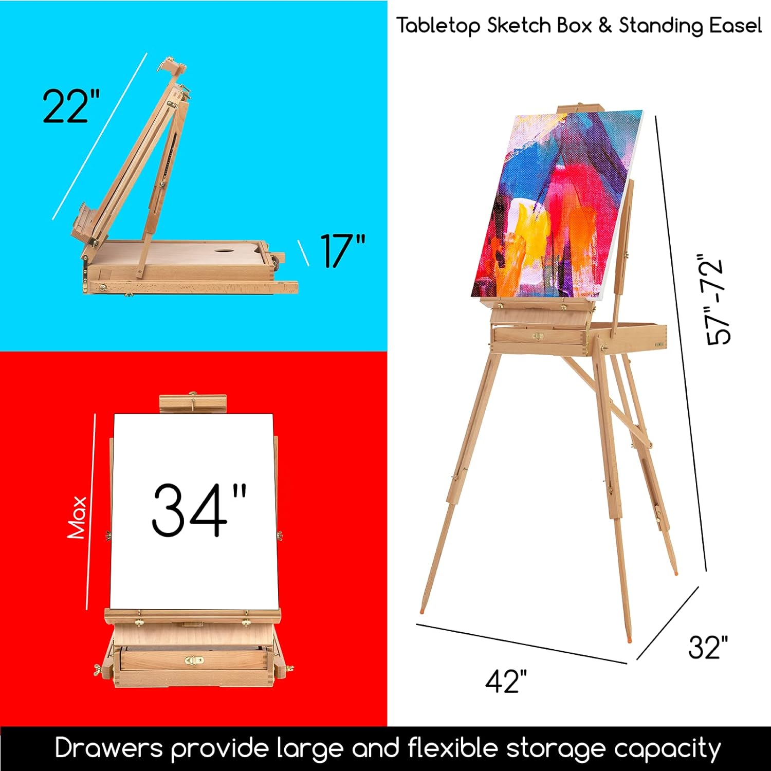 MEEDEN Deluxe All-in-one Art Painting Set, 149 Pieces