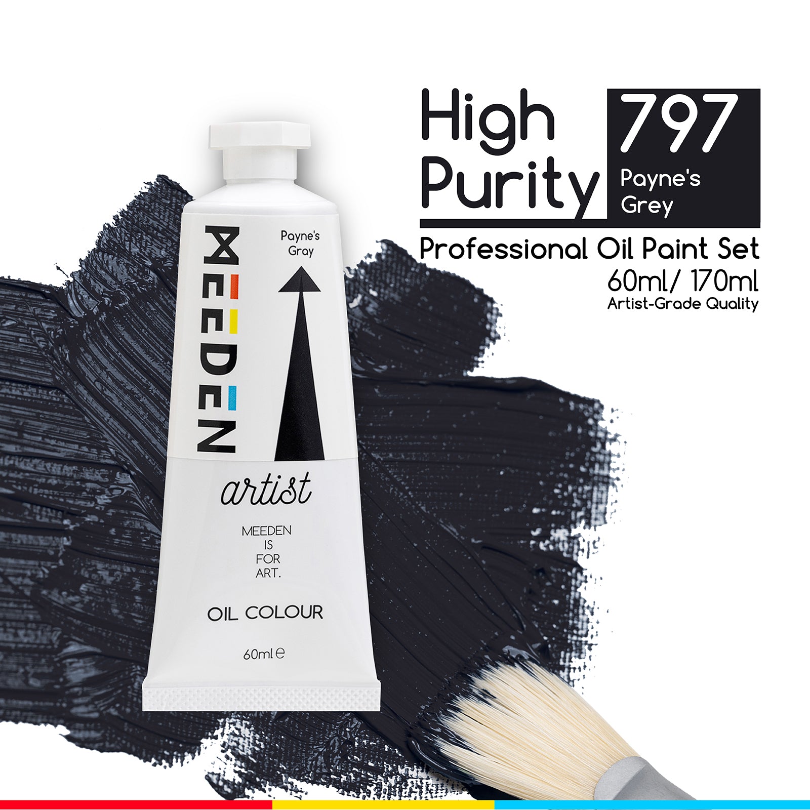 MEEDEN Artist Grade Oil Paint - 60ml/2oz Tube