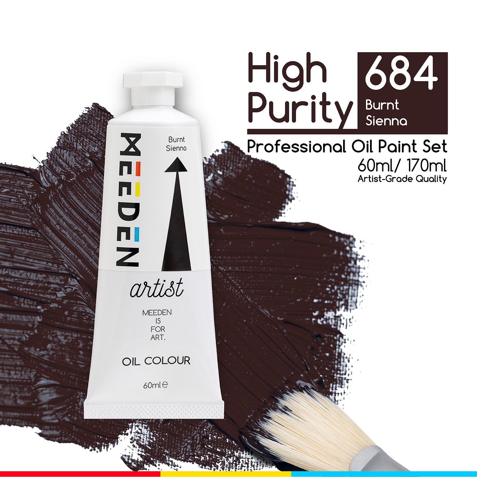 MEEDEN Artist Grade Oil Paint - 60ml/2oz Tube