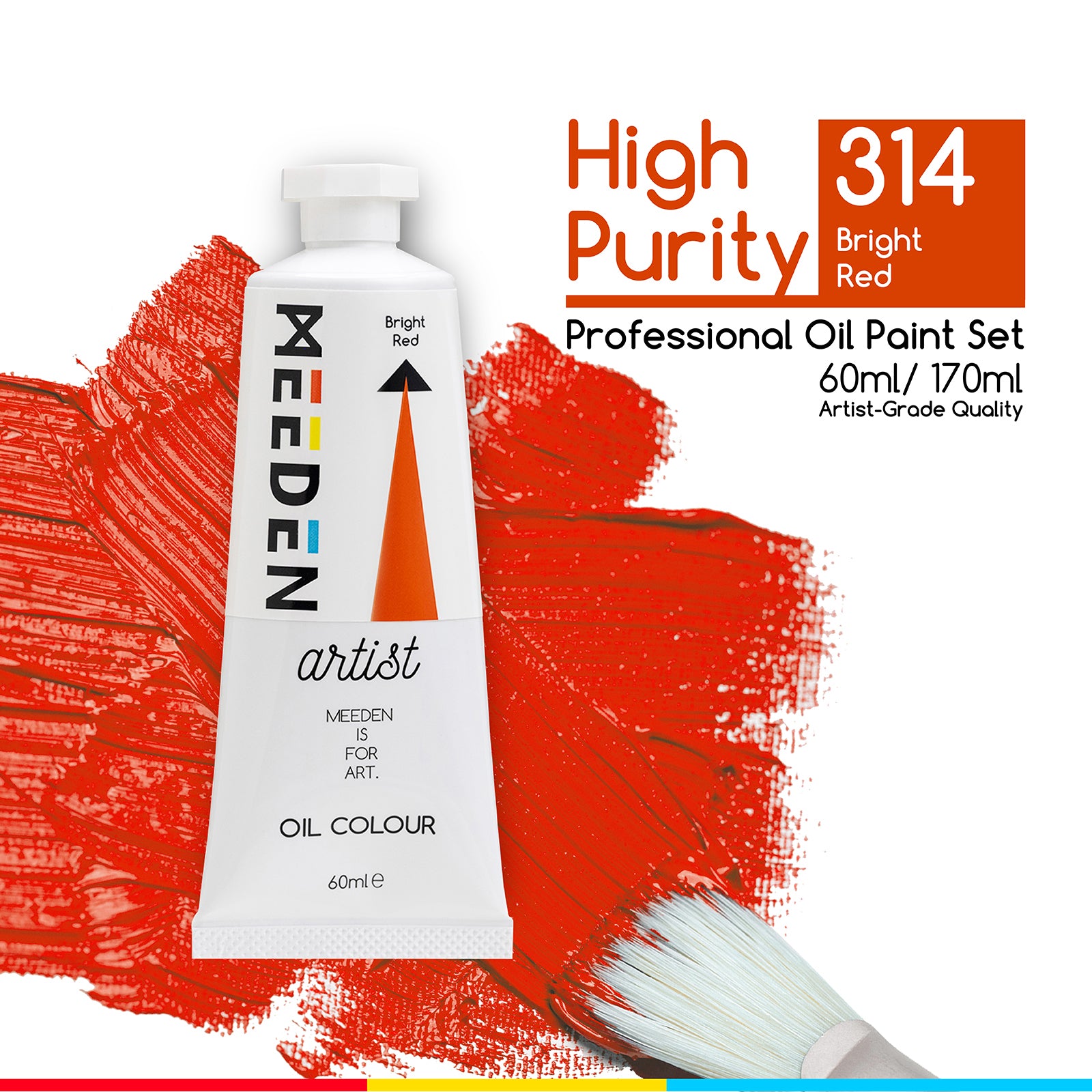 MEEDEN Artist Grade Oil Paint - 60ml/2oz Tube