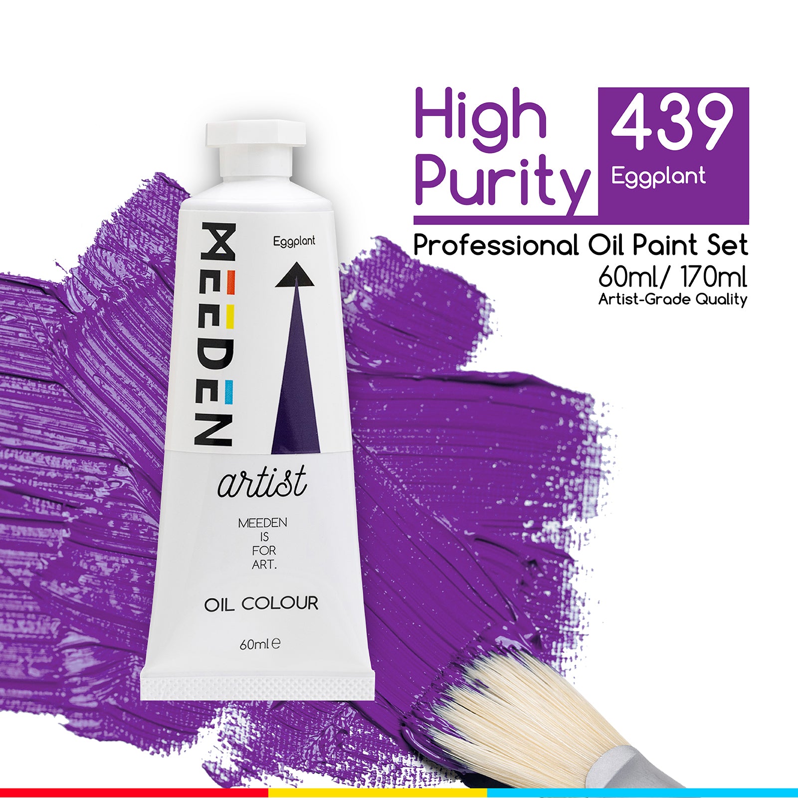 MEEDEN Artist Grade Oil Paint - 60ml/2oz Tube