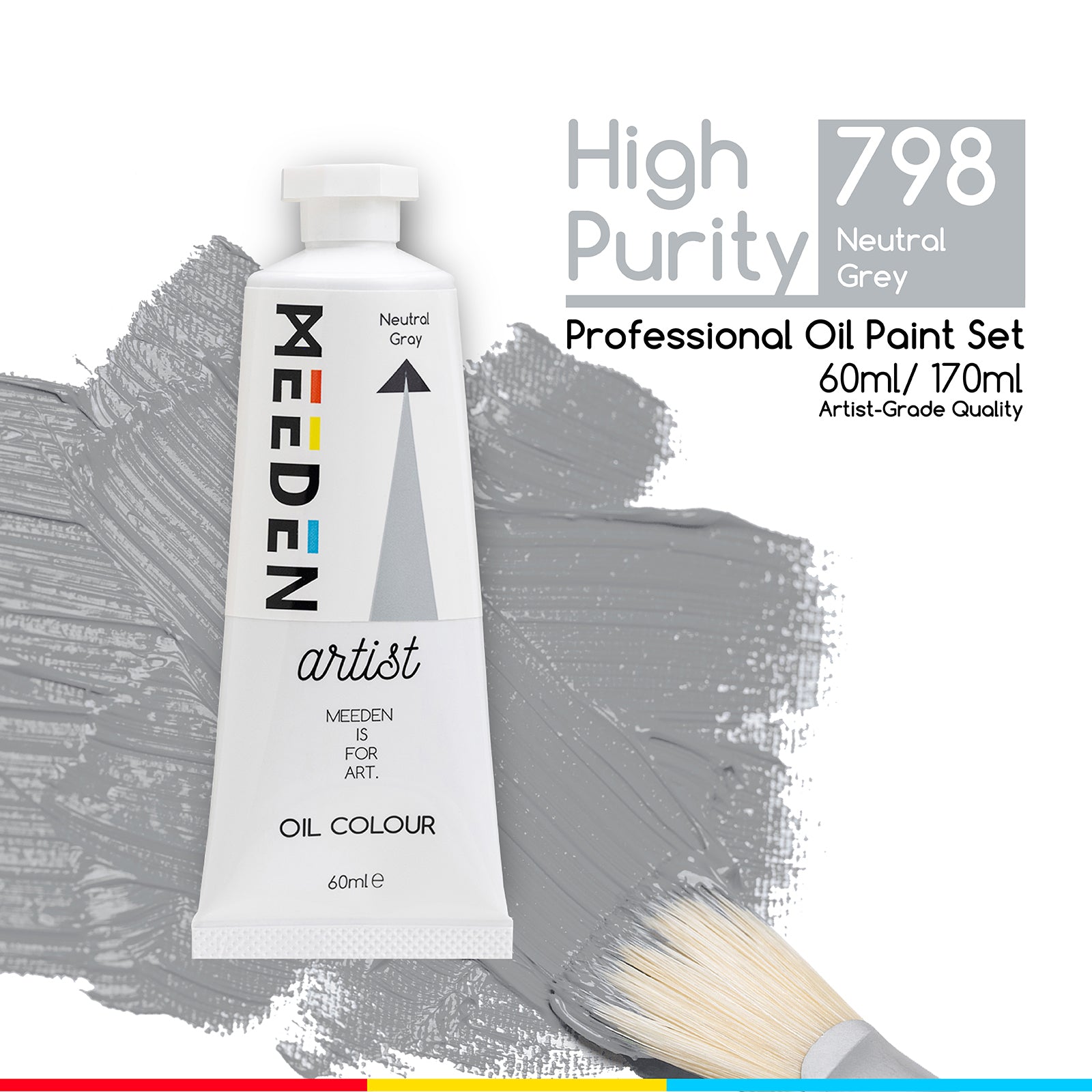MEEDEN Artist Grade Oil Paint - 60ml/2oz Tube