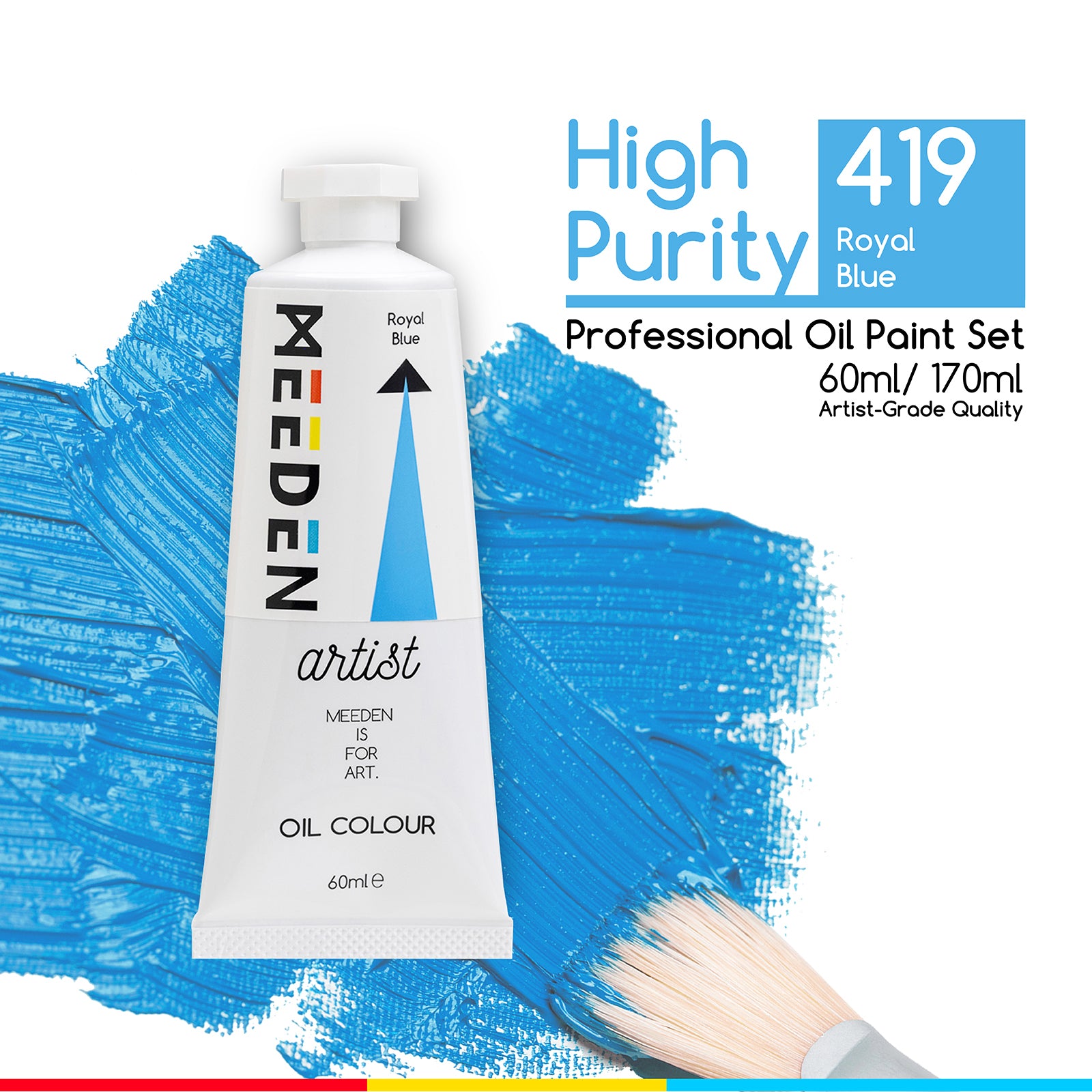 MEEDEN Artist Grade Oil Paint - 60ml/2oz Tube