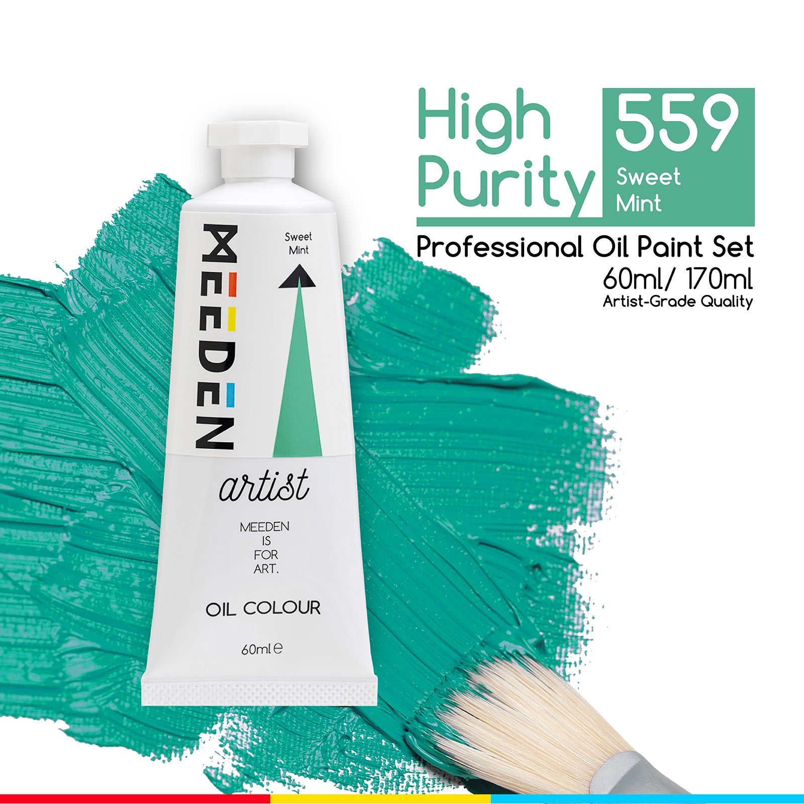 MEEDEN Artist Grade Oil Paint - 60ml/2oz Tube