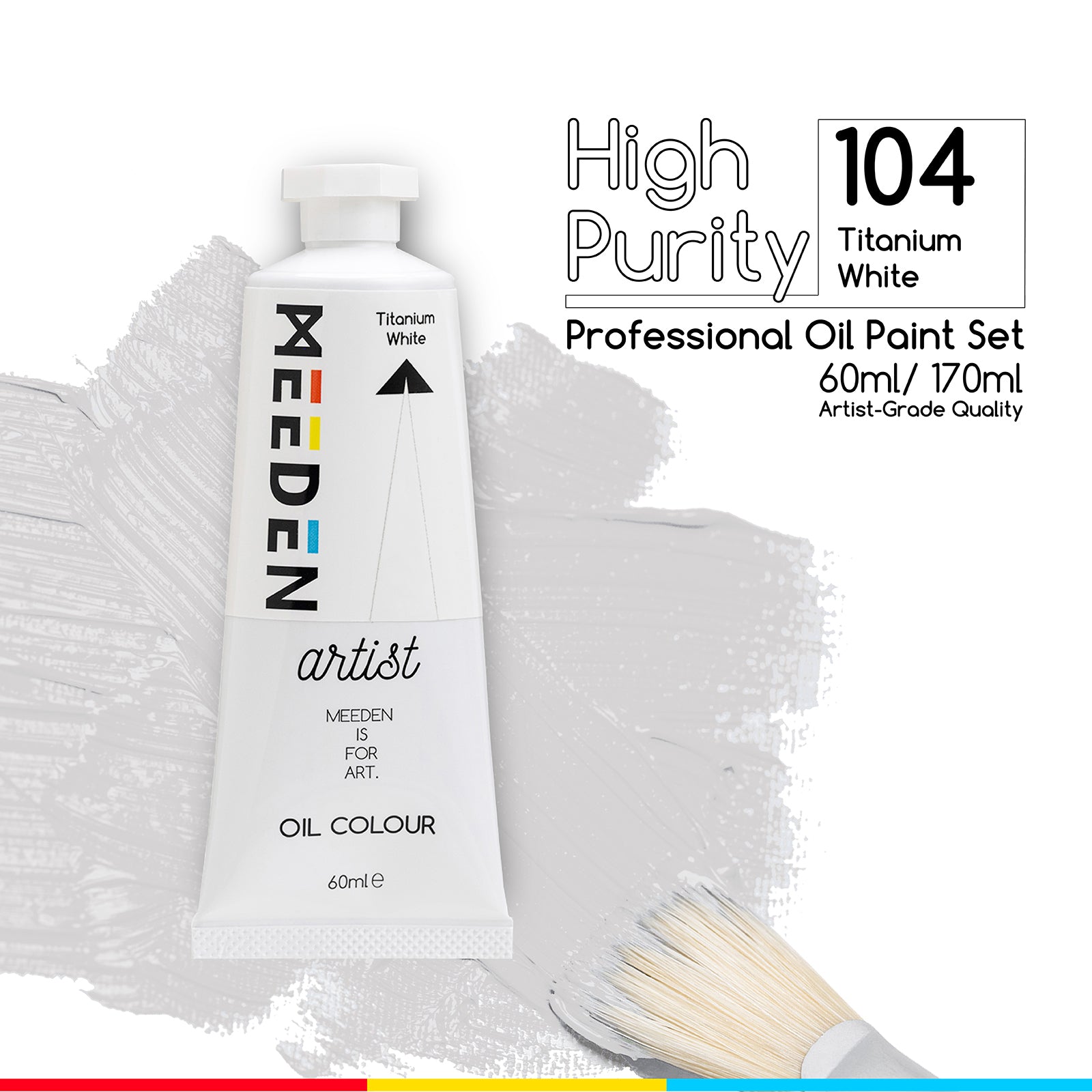MEEDEN Artist Grade Oil Paint - 60ml/2oz Tube