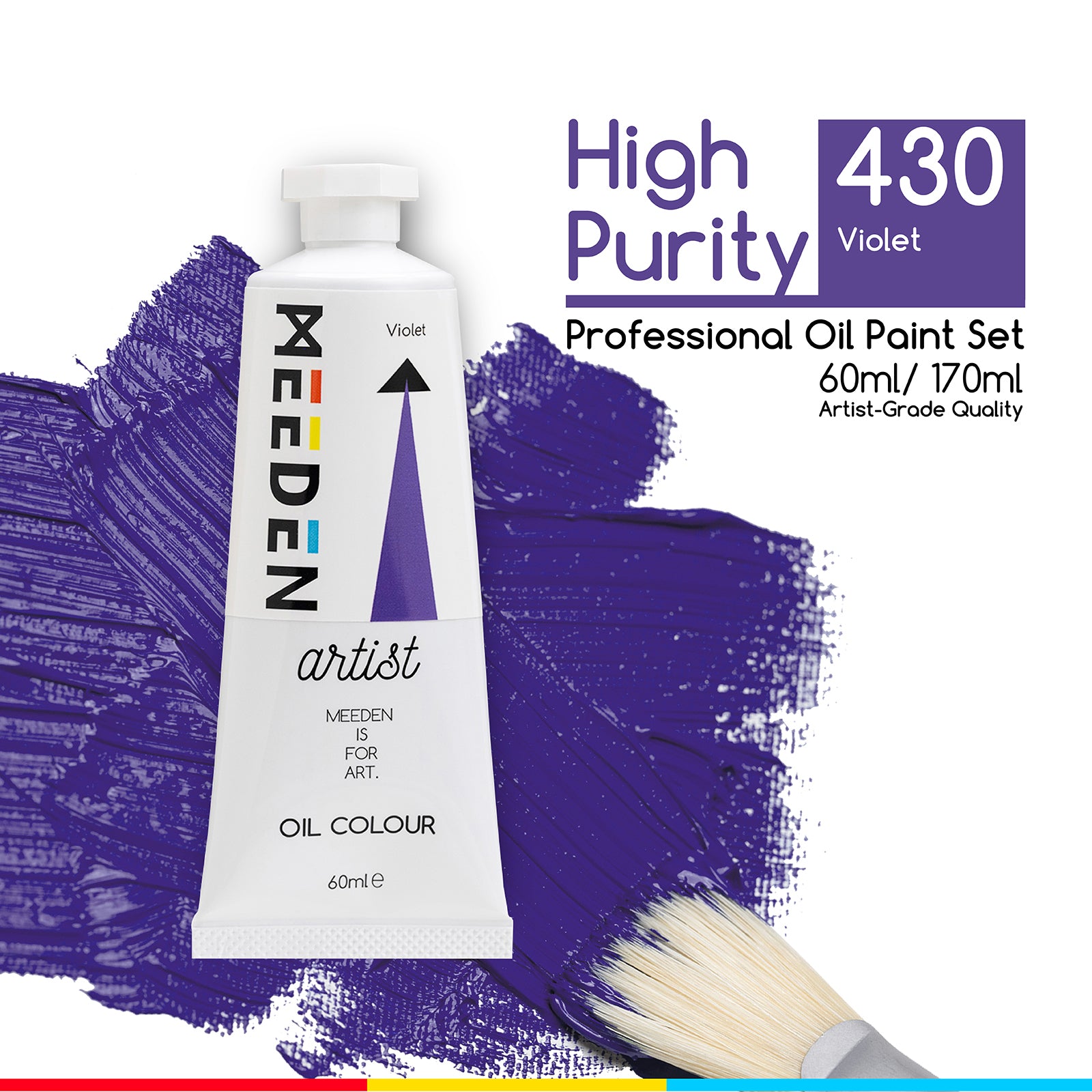 MEEDEN Artist Grade Oil Paint - 60ml/2oz Tube