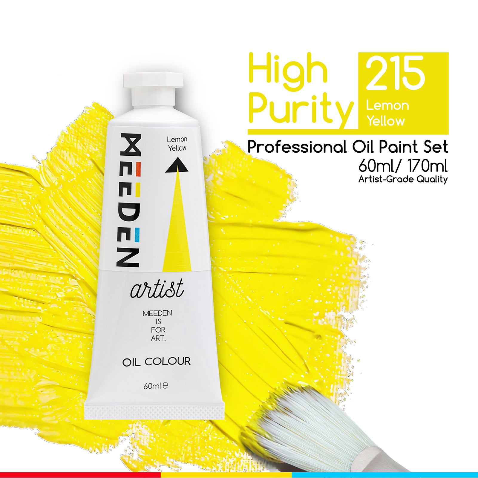 MEEDEN Artist Grade Oil Paint - 60ml/2oz Tube