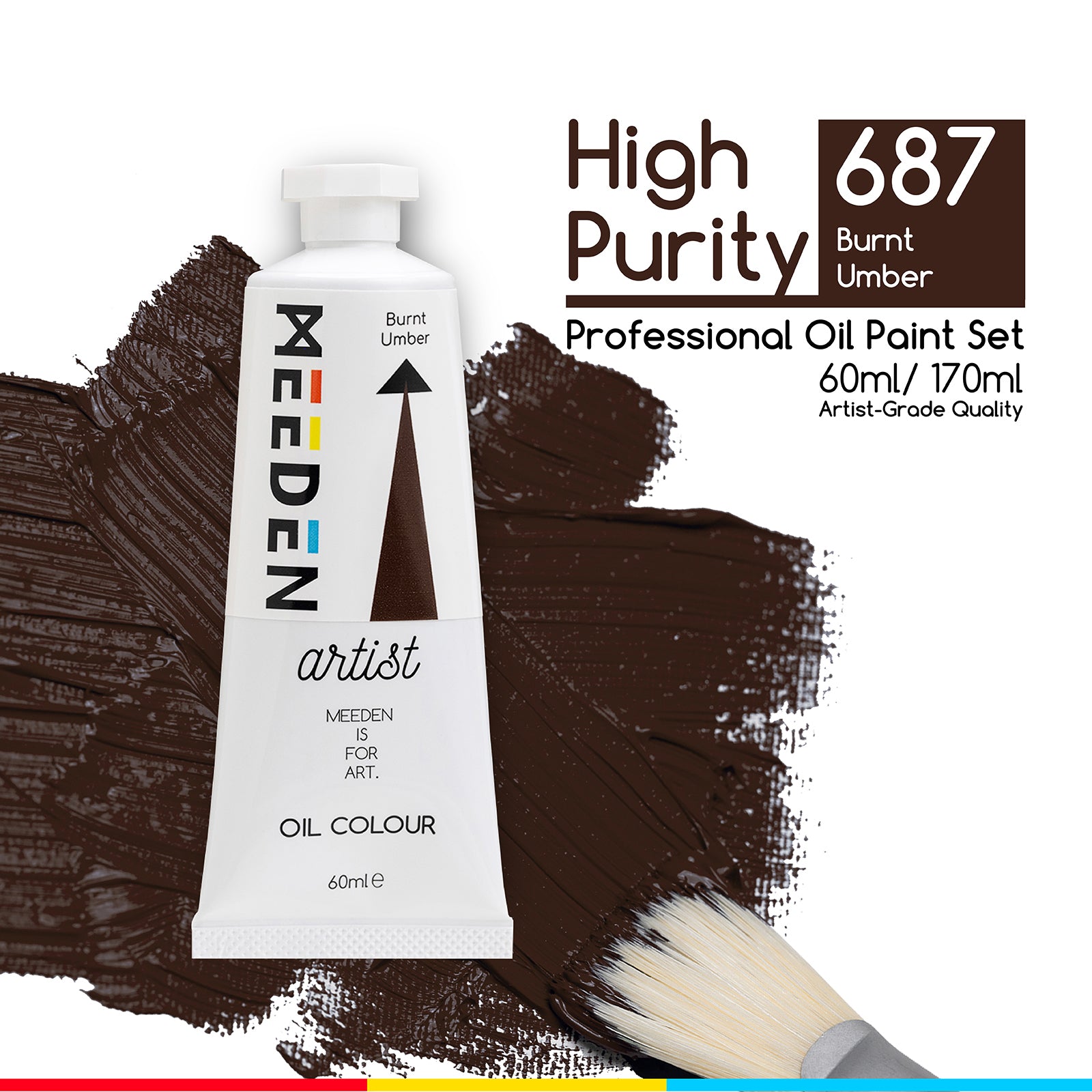 MEEDEN Artist Grade Oil Paint - 60ml/2oz Tube