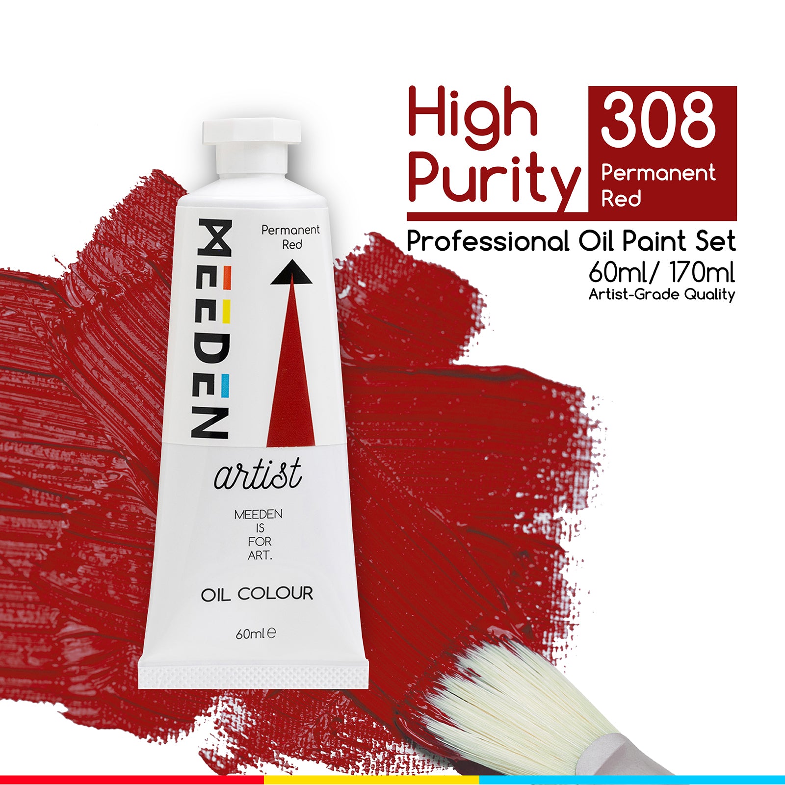 MEEDEN Artist Grade Oil Paint - 60ml/2oz Tube