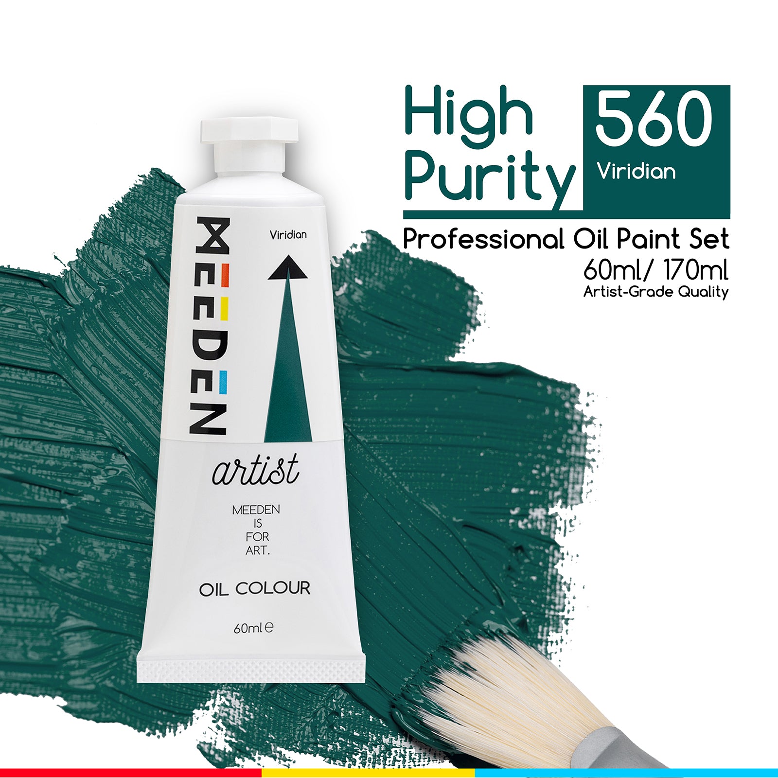 MEEDEN Artist Grade Oil Paint - 60ml/2oz Tube