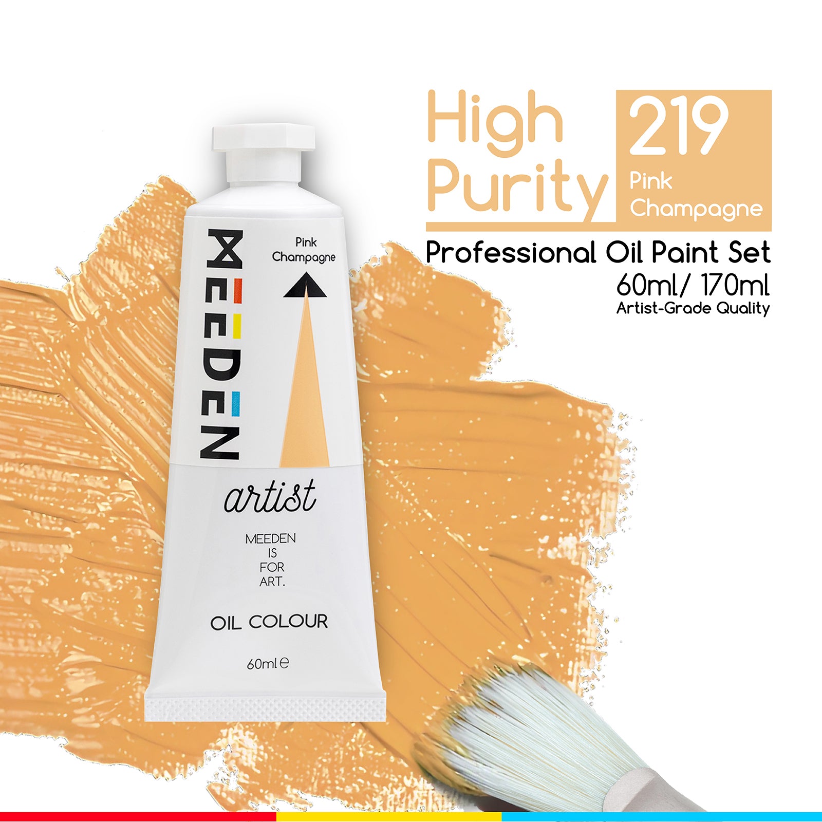 MEEDEN Artist Grade Oil Paint - 60ml/2oz Tube