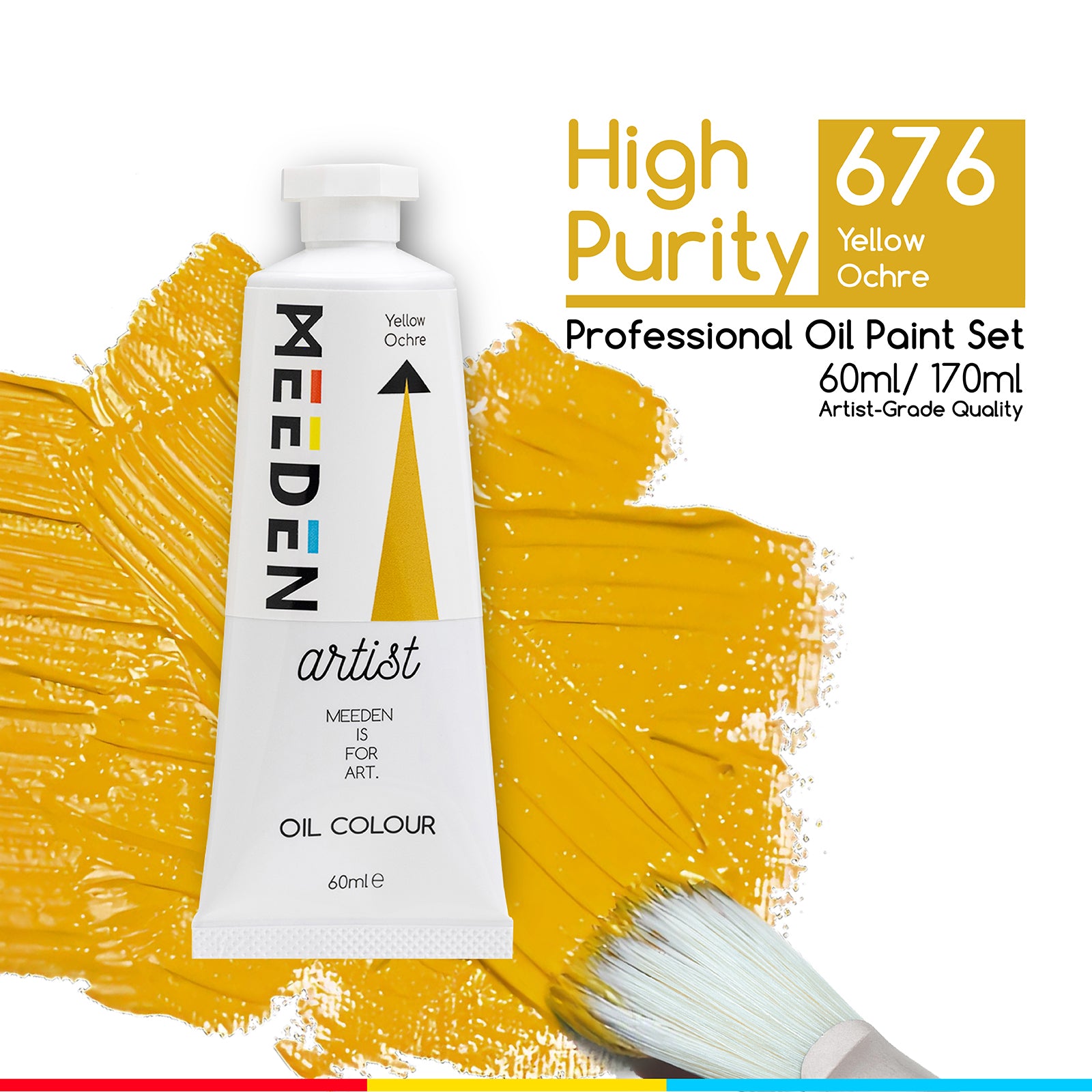 MEEDEN Artist Grade Oil Paint - 60ml/2oz Tube