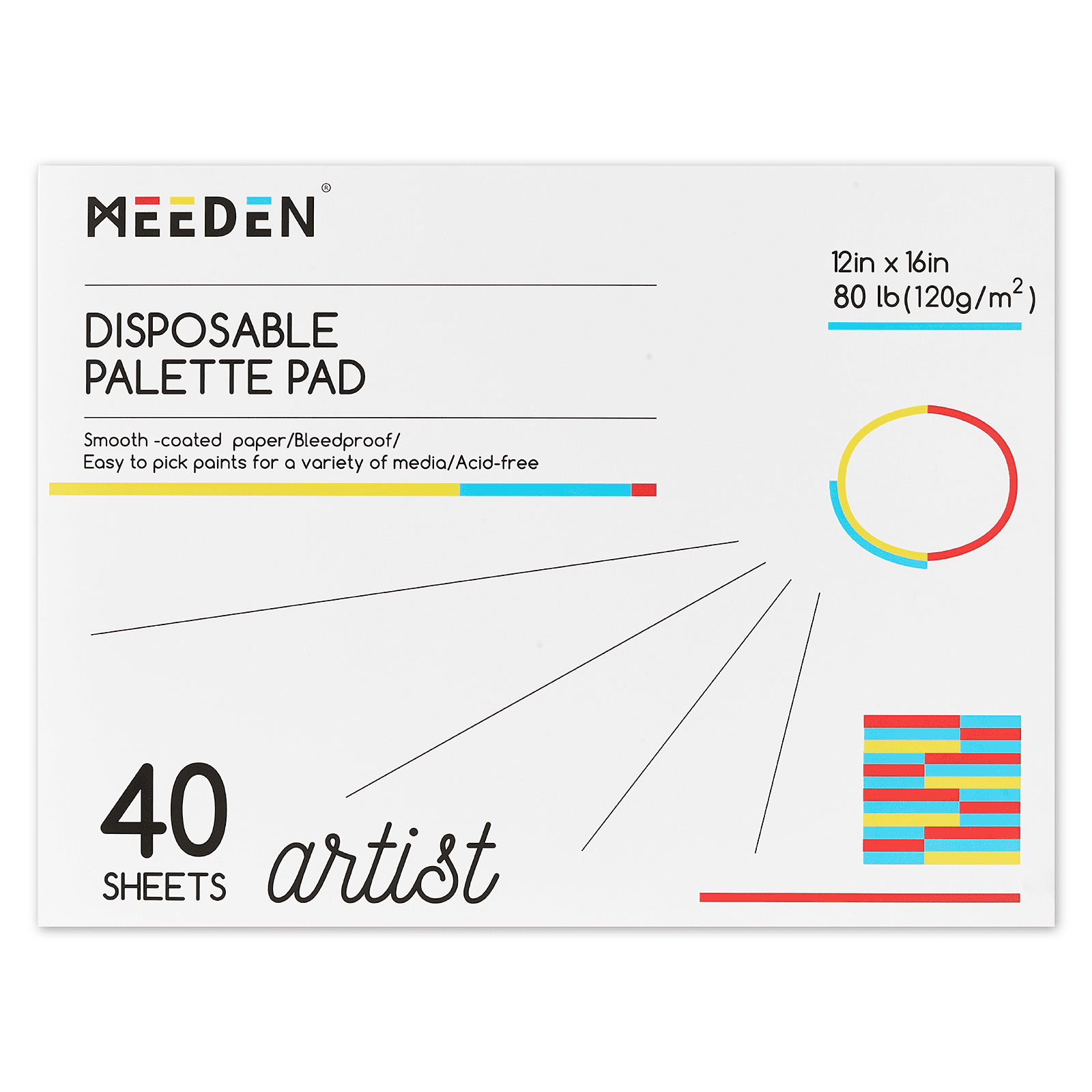 MEEDEN Artist Palette Paper Pad