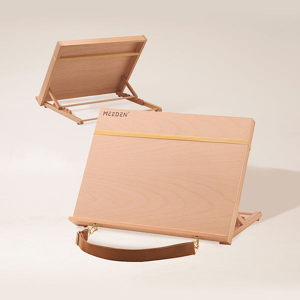 MEEDEN Portable & Adjustable Wood Sketching Board-HJ-A3 - Natural