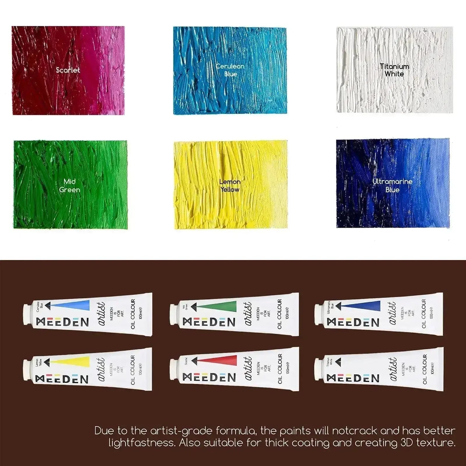 MEEDEN Artist Oil Painting Set, 7x100ml/3.38oz - MEEDEN ARTPainting Set