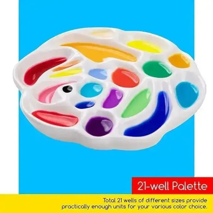 MEEDEN Ceramic Palette, Rose Designed - MEEDEN ARTPalette