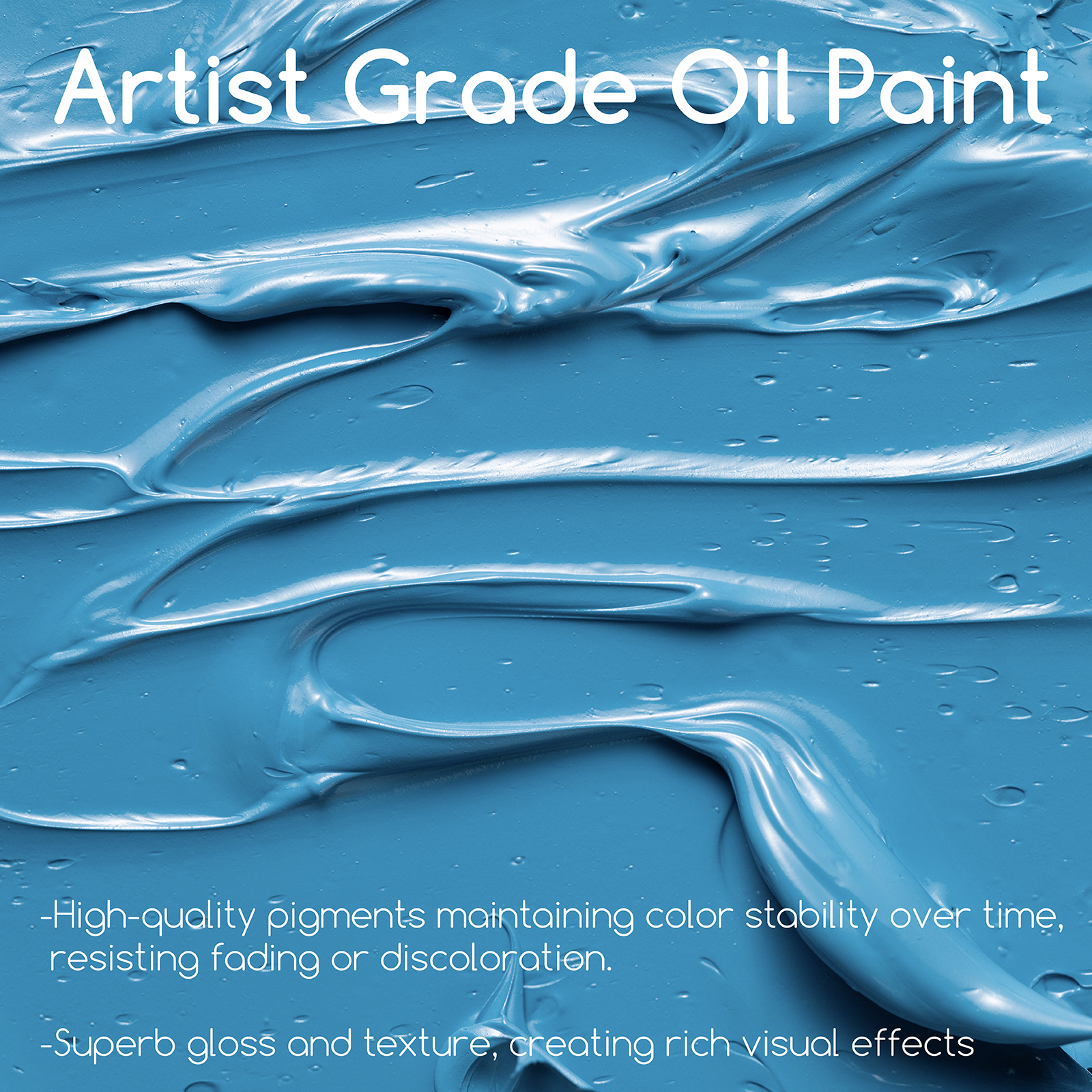 MEEDEN Artist Grade Oil Paint - 170ml/5.7oz, 12 Tubes