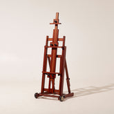 MEEDEN Versatile Studio H-Frame Artist Easel-Dark Walnut-W14
