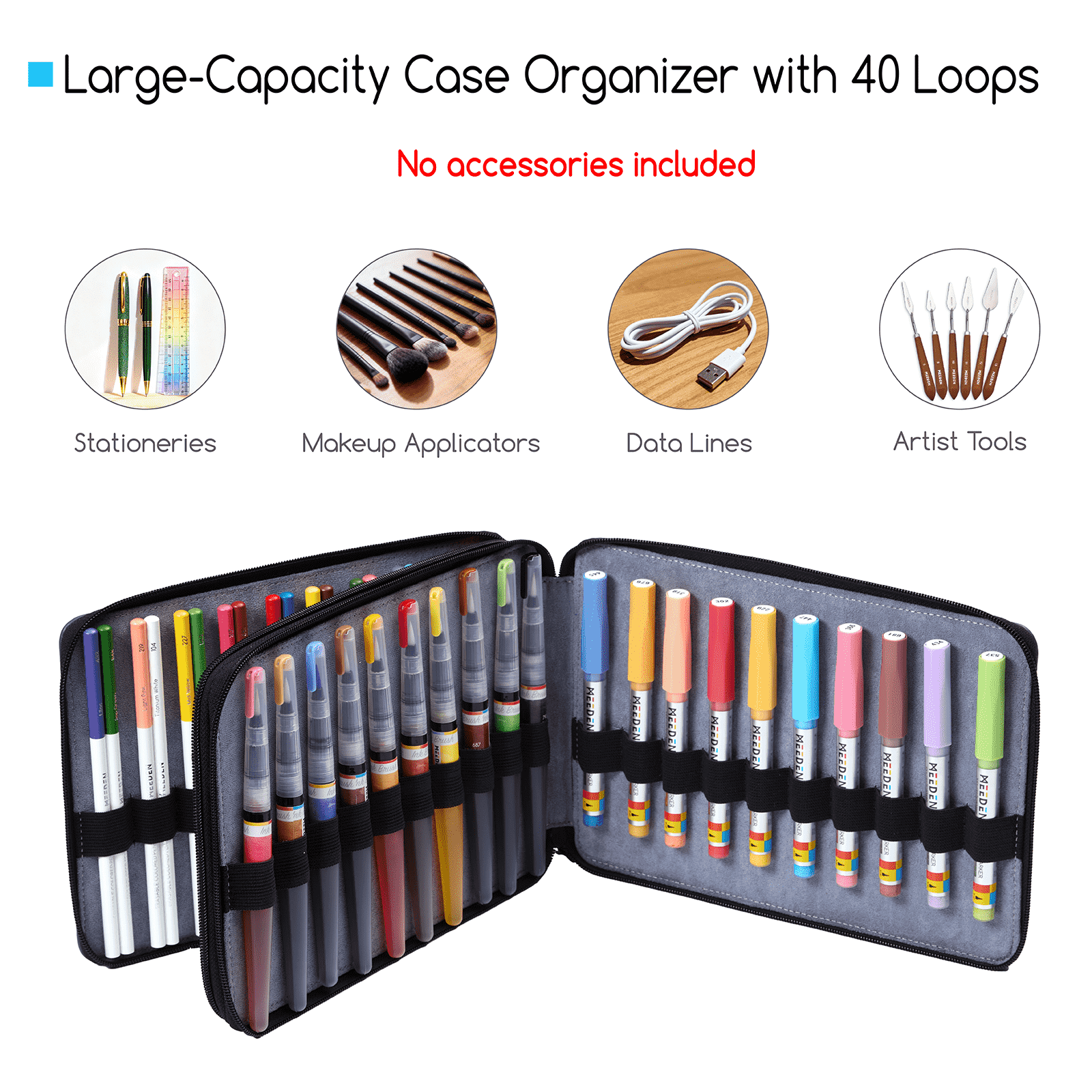 MEEDEN Pencil Marker Organizer Case
