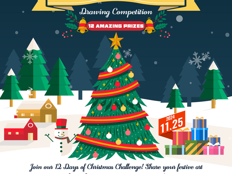 MEEDEN 12 Days of Christmas Art Competition!