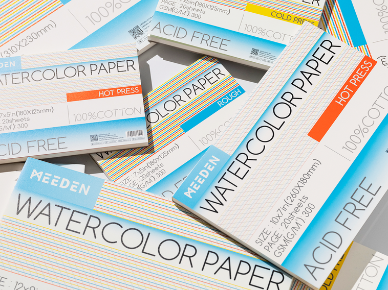 How to Choose Watercolor Paper - Hot Press vs Cold Press vs Rough