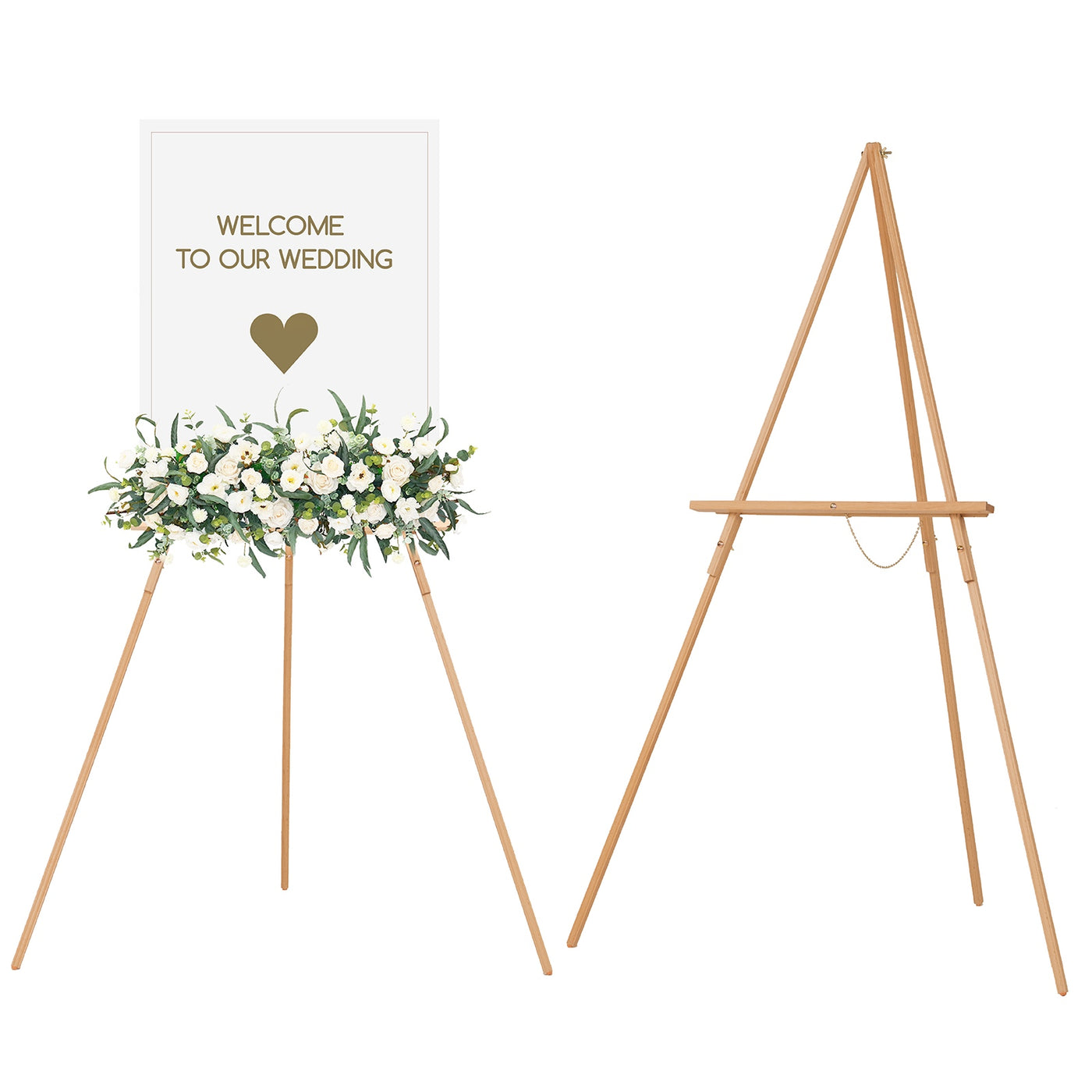 display easel, easel for display, wedding easel, meeden easel