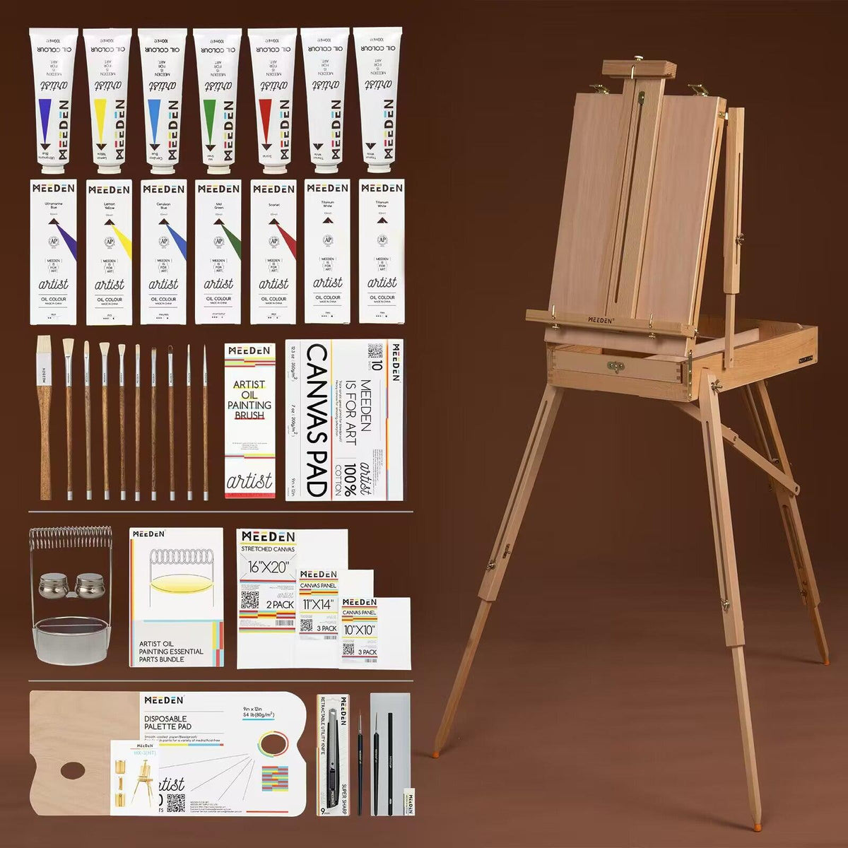 Oil Painting Sets For All Levels Artists MEEDN Art Supplies MEEDEN ART   Oil Painting Sets 307268 1200x1200 Crop Center 