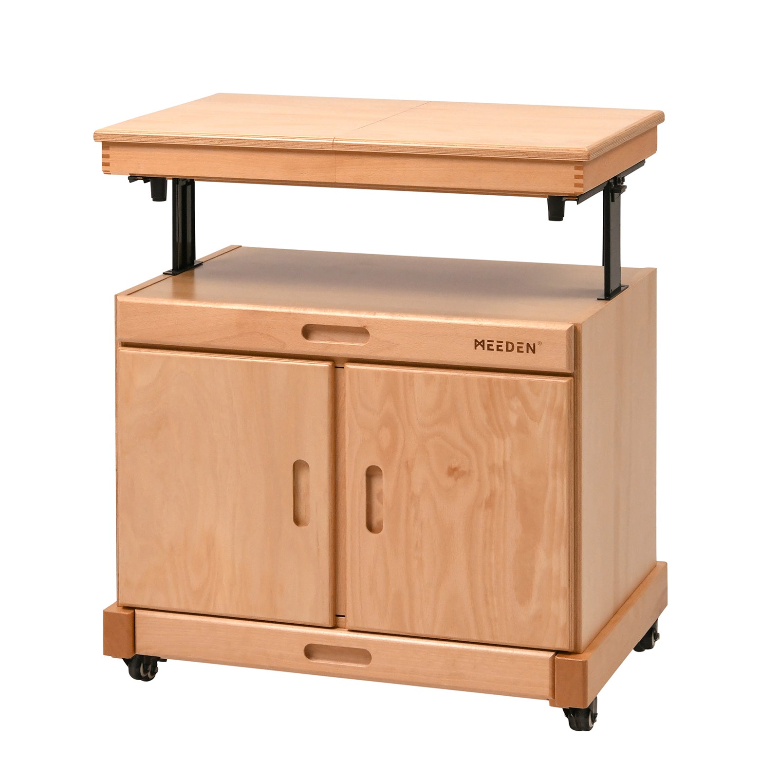 MEEDEN Artist Taboret Rolling Cart with Adjustable Desktop