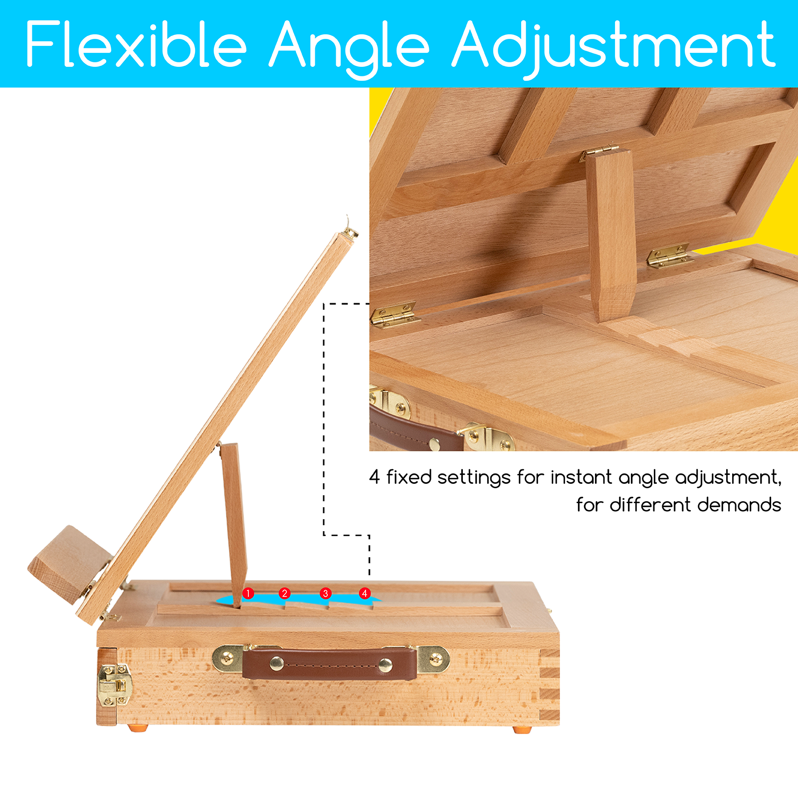 MEEDEN Tabletop Easel with Storage Drawer & Palette-XHC-1A