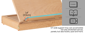 MEEDEN Tabletop Easel with Storage Drawer & Palette-XHC-1A