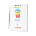 MEEDEN 9 x 12 inches Oil Pastel Paper Pad:  30 Sheets Fine Textured - 140lb/300gsm