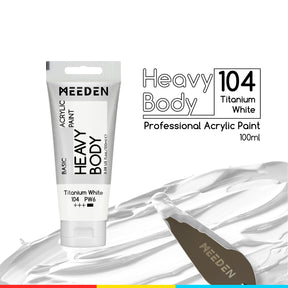 MEEDEN Acrylic Paint Tube, 37 Colors Available, 100ml / 3.38oz