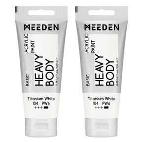MEEDEN Acrylic Paint Tube, 37 Colors Available, 100ml / 3.38oz