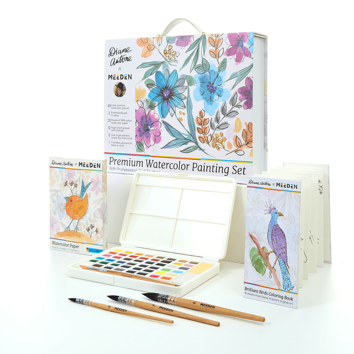 MEEDEN x Diane Antone Limited Edition Watercolor Paint Set