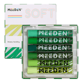MEEDEN Soft Green Oil Pastels 6 Pcs Set